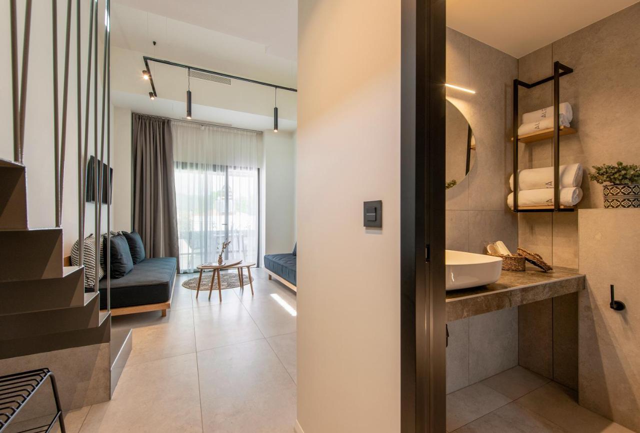 Alea Suites -Adults Only And Kids 14 Plus Asprovalta Bagian luar foto